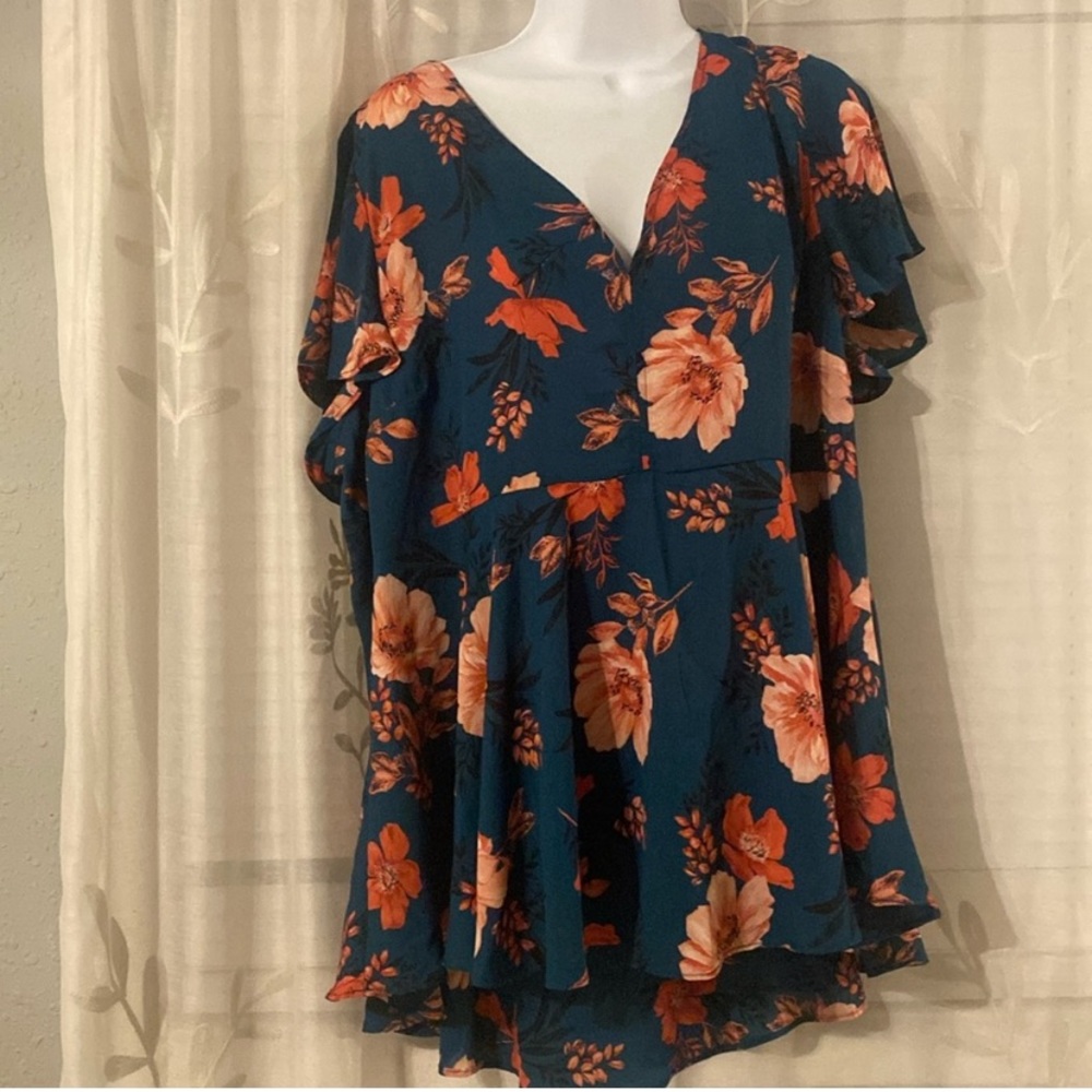 Torrid fit and flare shirt